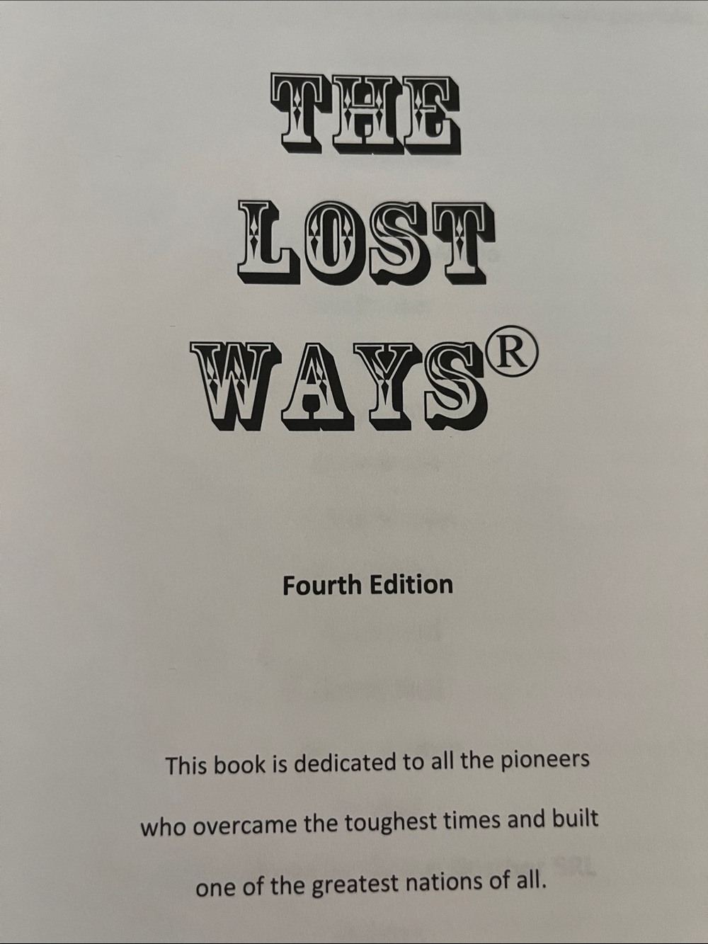 The Lost Ways - Picture 3 of 14
